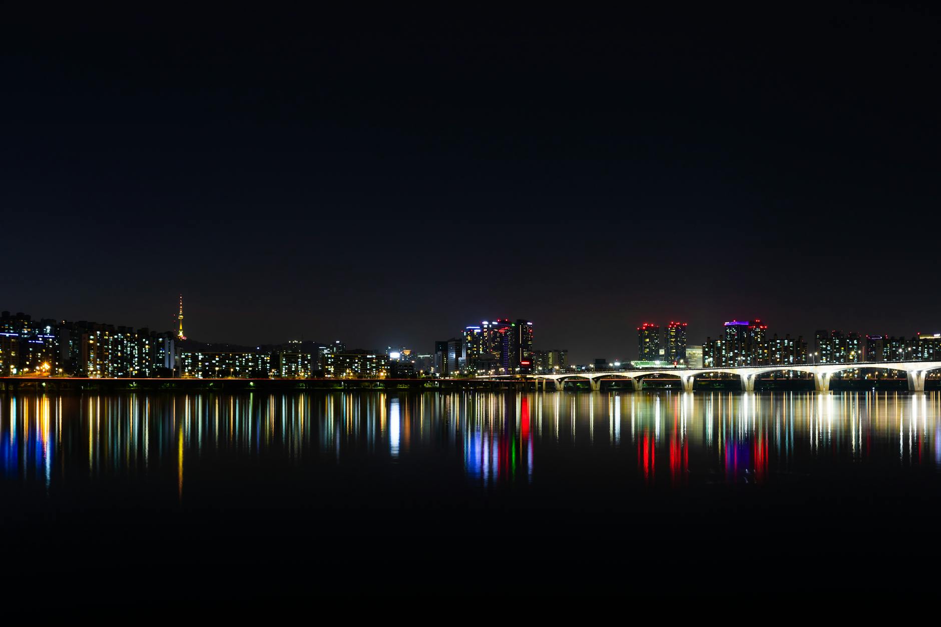 South Korea city skyline